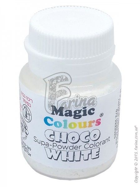 Краситель-пудра для шоколада Magic Colours Белый 5г< фото цена